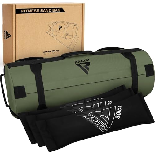 Unfilled Army Green Sandbag for Fitness Weights Training 25-75 Lb