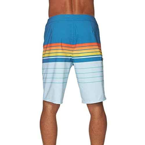 O'NEILL Mens Hyperfreak Heist Swim Trunks - 21 Inch Inseam Fixed Waist Boardshorts for Men with Pocket