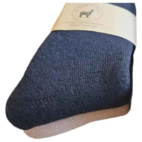 The House of Alpaca Thermal Wool 2 Pair Unisex Beige Black Neutral Colors Hiking Hunting Hockey Thick Warm Winter