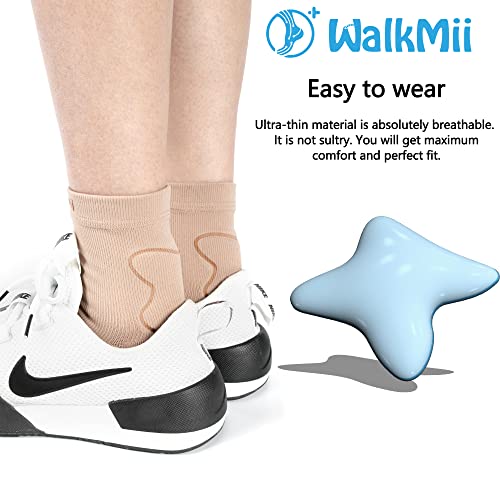 Achilles Tendon Protector Compression Sleeve - S/M Pair, Support for Bursitis & Tendonitis