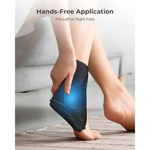 Koonie Ankle Ice Pack Wrap for Swelling, Plantar Fasciitis, Planters Facetious Relief, Reusable Ankle Brace Ice Pack, Cold Therapy Sock Compression for Achilles Tendonitis, Sore Feet, Foot & Heel