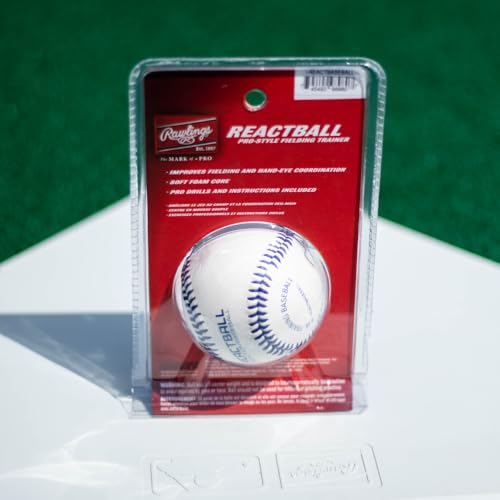 Pro Style React Training Baseball - Unpredictable Bounce for Reflex & Fielding Drills
