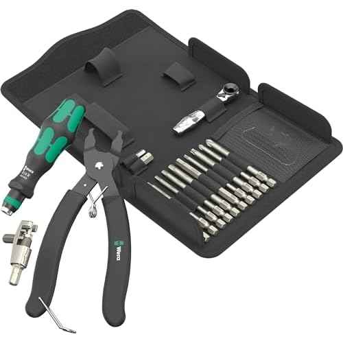 9532 CHAIN RIVETER SET FOR WORKSHOPS, 20 PIECES