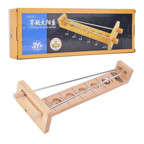 Wooden Shoot the Moon Game for Kids and Adults - Traditional Chinese Puzzle Toy