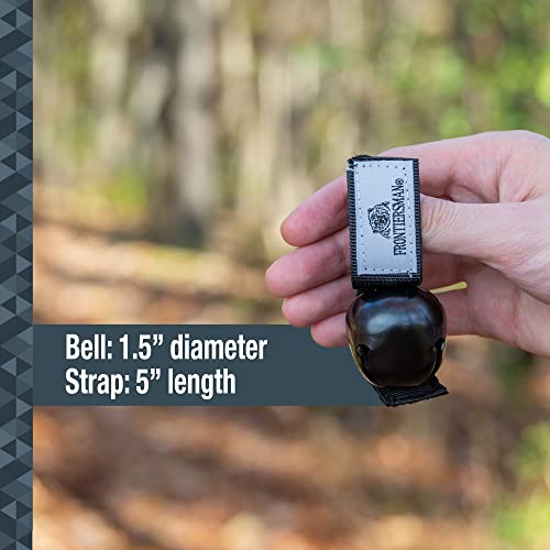 Bear Bell with Magnetic Silencer - Black for Hiking & Camping Safety