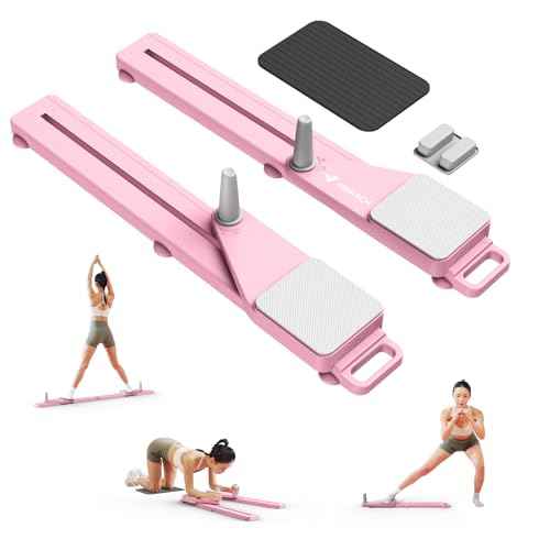MERACH Pilates Board, Multifunctional Abdominal Plate, Detachable Ab Trainer Machine with Anti-Slip Design, Portable Pilates Reformer for Core Workouts, Home Gym Equipment for Women