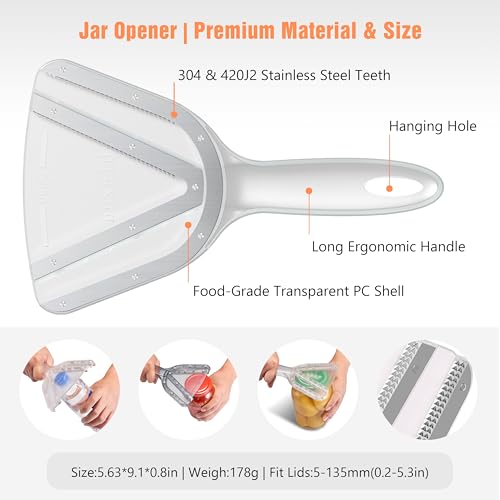 Jar Opener for Weak Hands & Seniors - Red Variation of This Listing