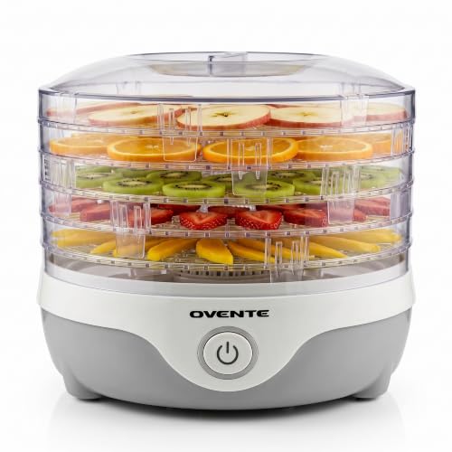 Food Dehydrator Machine with 5 Stackable Trays 240W Kitchen Appliance