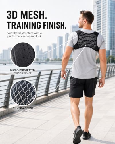 Men's Posture Corrector for Low-Impact Exercise - Adjustable Shoulder Support
