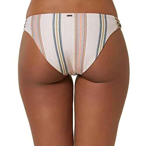 O'NEILL Women's Kaanapali Bikini Bottoms - Medium Coverage Women's Bathing Suit Bottom with Strappy Side Detail