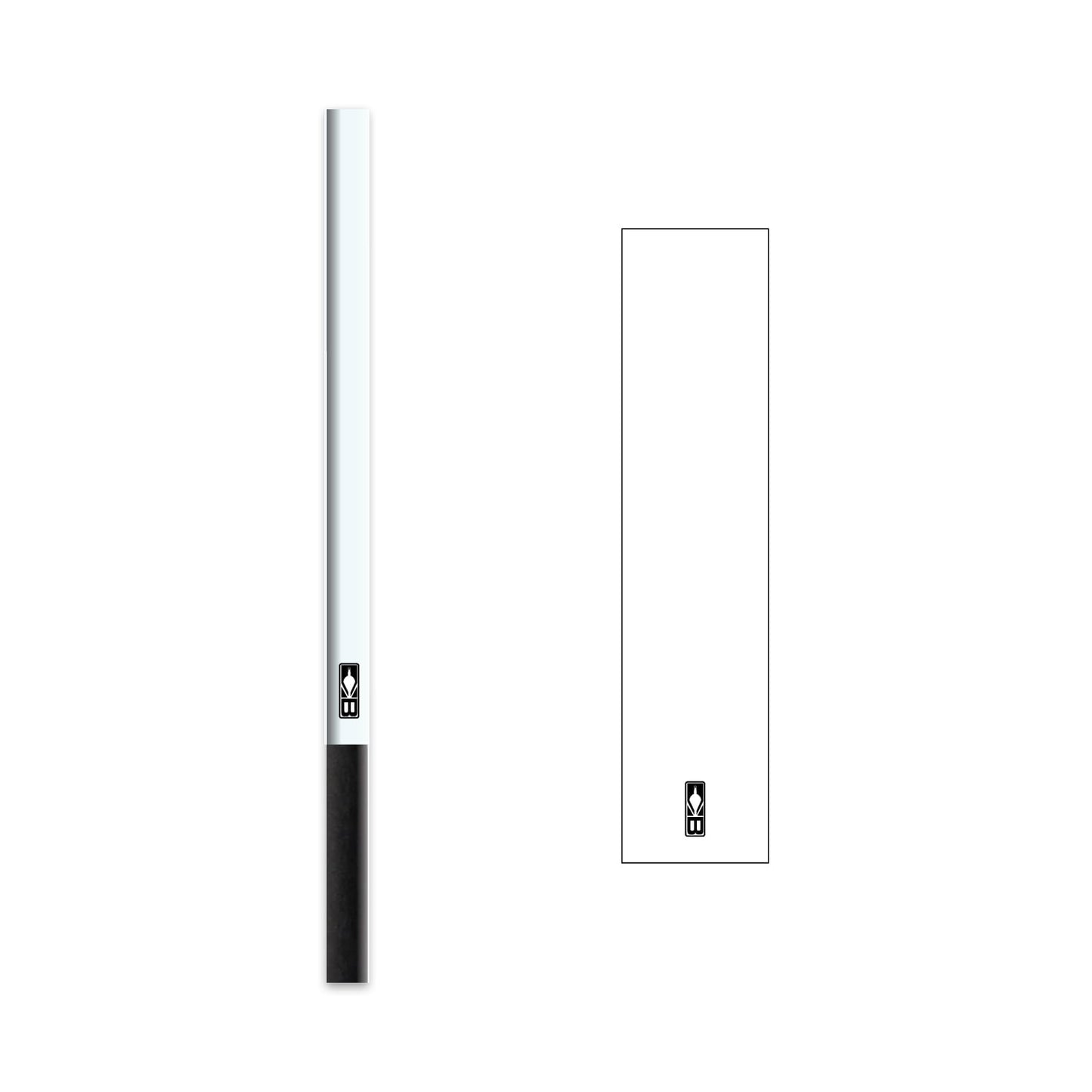 Bohning 4" Solid Arrow Wraps, X-Small, White