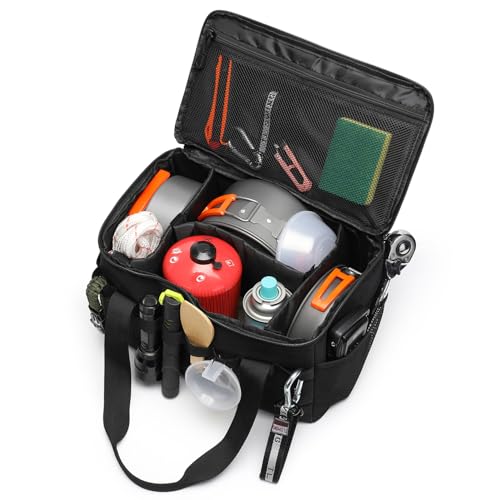 Tactical Camping Storage Bag 14L with Carry Handles & OD Green