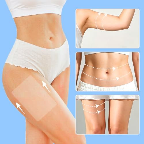 Women Thigh Lift Tape for Loose Skin, Waterproof Anti-Chafing Firming Patches - 10PCS