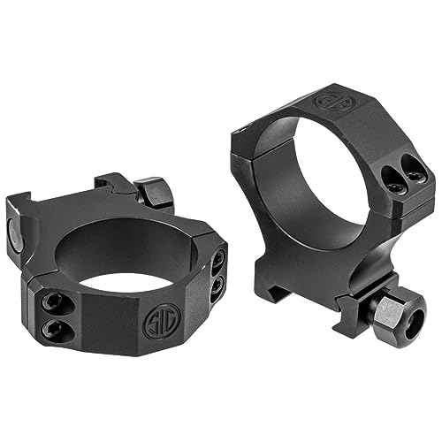 Sig Sauer Alpha1 34mm Tactical Hunting Shooting Durable Aluminum Powder Coated Mounting Scope Rings