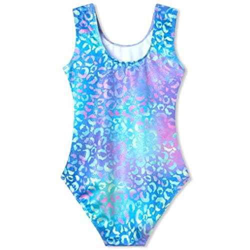 Domusgo Gymnastics Leotards for Girls Sparkly One Piece Tumbling Outfits