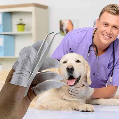 100 PCS Cotton Finger Cots, Finger Covers Protection for Finger Tips, Breathable, Sweat Resistant, and Wear-Resistant, Perfect for Work, Nails Cleaning, and Injured Fingers (White)