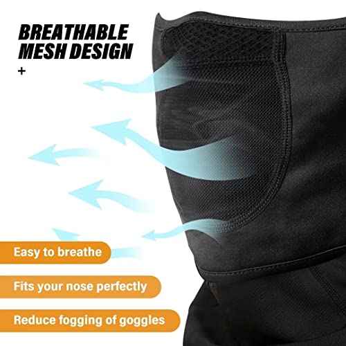 Balaclava Ski Mask Warm Face Mask for Cold Weather Winter Skiing Snowboarding Motorcycling Ice Fishing Men