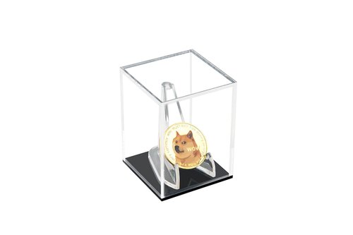 Championship Ring Display Case Baseball Rings Clear Challenge Military Coin Display Case Box Stand Holder UV Protection