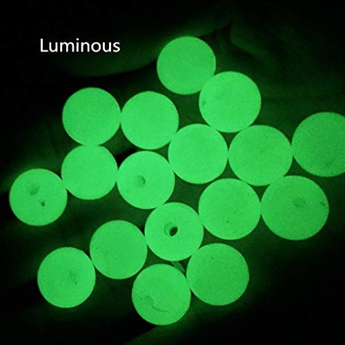 Yellow Toasis Round Hard Plastic Fishing Beads - 5 Sizes, 500pcs