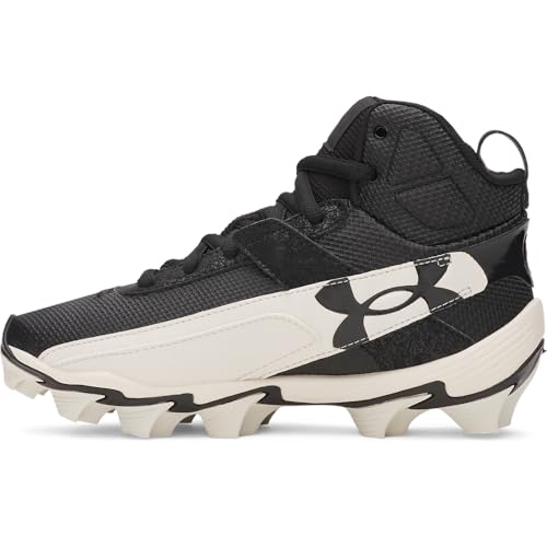 Under Armour Kids Harper 10 Jr RM Baseball Cleats - Big Kid Black+Stone