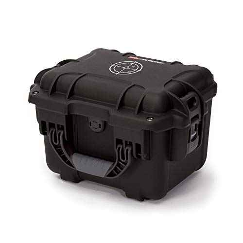 Nanuk 908 Waterproof Hard Case for Gun Ammo w/White Target Logo - Black