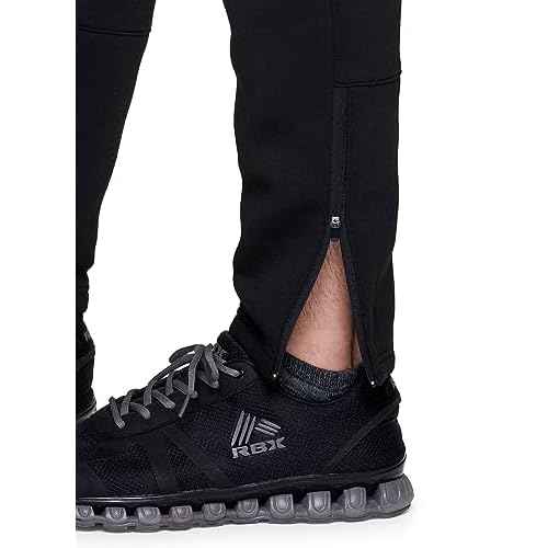 RBX Active Men's Athletic Fleece Lined Tapered Jogger Sweatpant with Pocket
