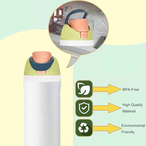 Replacement Lid for Owala Freesip, Cap Replacement Compatible with Owala Cup sizes 16oz 24oz 32oz 40oz, BPA-free, One Button Water Bottle Top lid Ensures No Water Leakage (Multicolor 1)