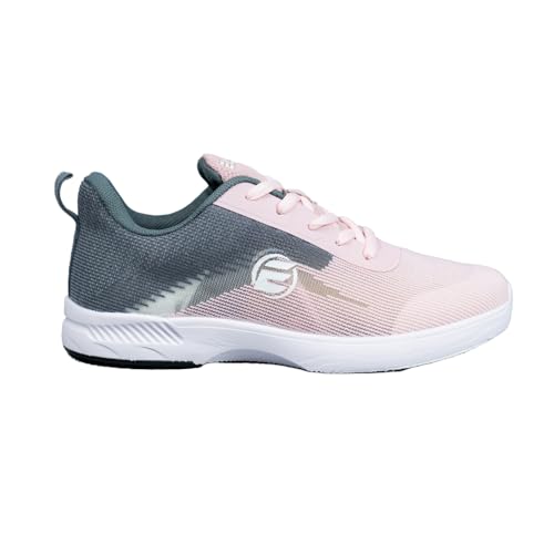 Elite Dash Women’s Bowling Shoes Grey Pink - Comfortable & Stylish Athletic Bowling Shoes, Many Sizes