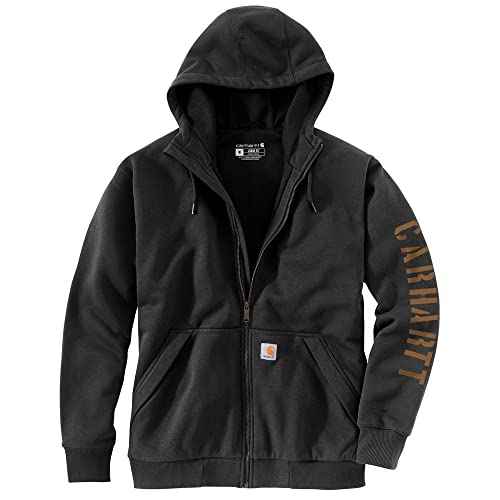 Carhartt Men's 105443 Rain Defender¢ç Loose Fit Fleece-Lined Logo Graphi