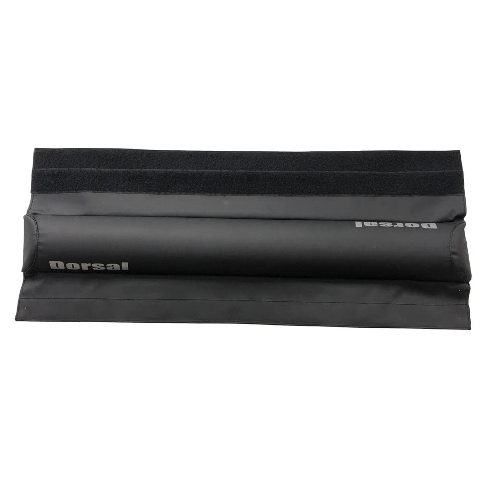 DORSAL Aero Roof Rack Pads - Sunguard (No Fade) for Factory and Wide Crossbars - Pack of 2 for Surfboards Kayaks Sups Snowboards PVC 34" Inch Black