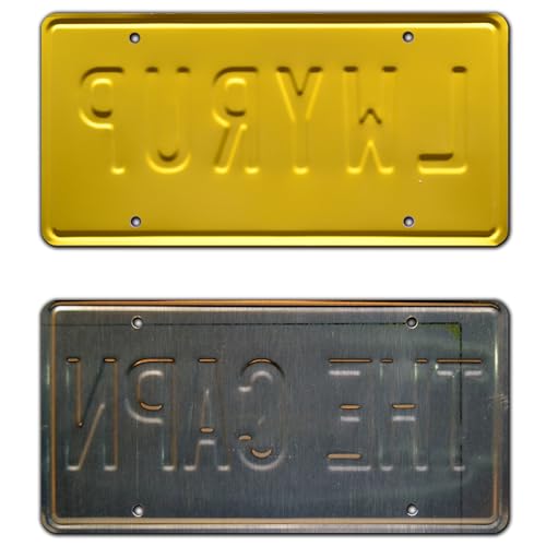 Breaking Bad License Plate Set - LWYRUP & The Capn Metal Embossed Plates