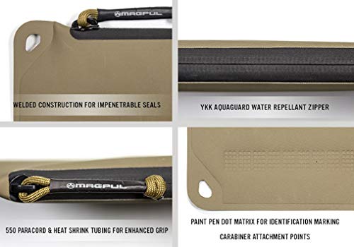 Magpul DAKA Pouch Zippered Tactical Range Bag Orange Medium 7 x 12