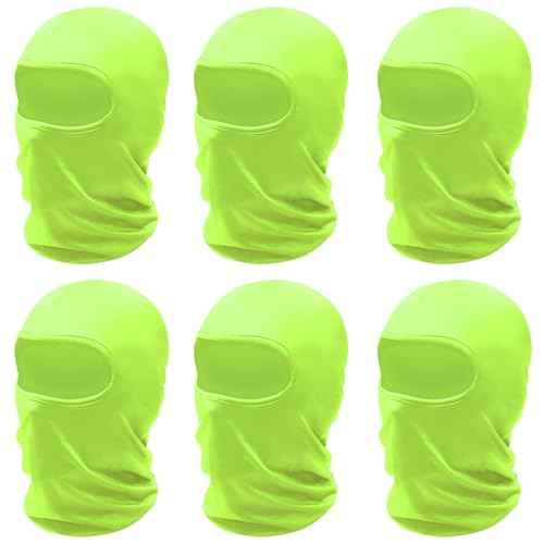 SHEVERCH 6 Pack Ski Mask Men Women Balaclava Face Covering Windproof Dustproof Sun Potection Motorcycling Football