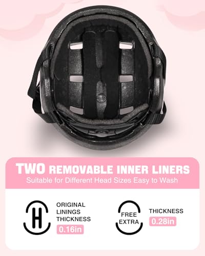 Toddler Bike Helmet with Adjustable Dial Fit - Unicorn2, Small 2-6 Years, 18.9-21.3 Inches