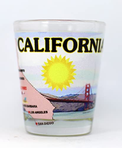 California State Souvenir Shot Glass - All-American Collectible Gift