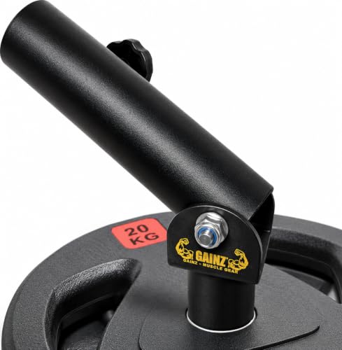 Heavy-Duty Landmine Barbell Anchor for Weight Plates - 360° Swivel, Fits 2" Plates