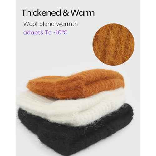 Zylioo Oversize XXL Chunky Beanie Cap for Men Women,Stretchy Thick Warm Knit Hat,Winter Snow Hats for Cold Weather