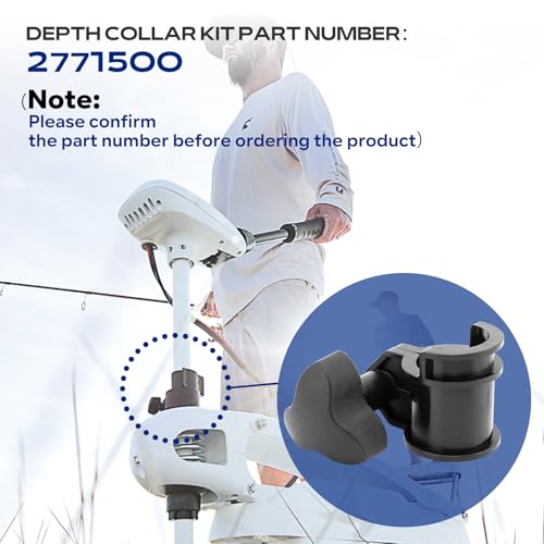 Depth Collar with Knob Kit for Minn Kota Trolling Motors - Compatible Models
