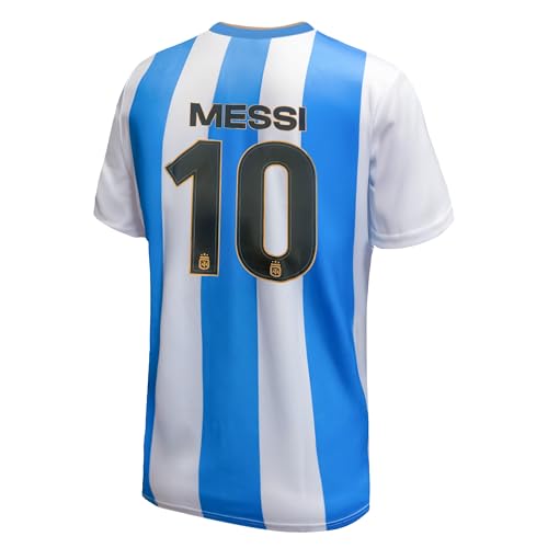 Unisex Argentina Football T-Shirt X-Large Light Blue - Officially Licensed Soccer Apparel
