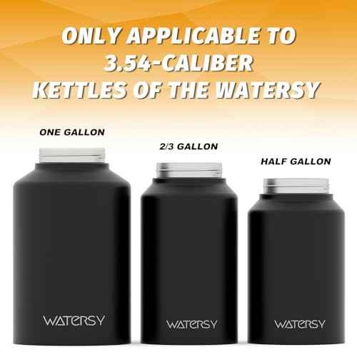 WATERSY Jug Lid for BJPKPK Half Gallon£¬ 2/3-Gallon and One Gallon Jugs £¬Fits 3.54-inch Caliber Water Bottles£¬Made of BPA Free Plastic£¬Easy to Carry£¬Sturdy and Long-Lasting