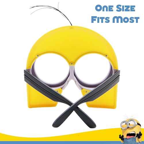 Sun-Staches Minions Costume Accessories | Official Minions Goggles, Hat, Gloves | One Size Fits Most