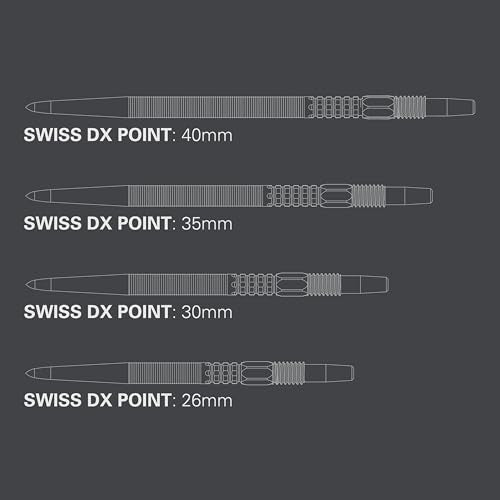 Target Darts Swiss Point DX Gold 35mm Interchangeable Dart Tips - Set of 3