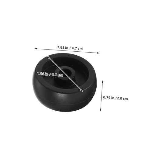 Anneome 6Pcs Gym Wheel Rollers Plastic Replacement Wheels for Treadmills Exercise Rowing Machines Versatile Fitness Equipment Accessory for Smooth Mobility