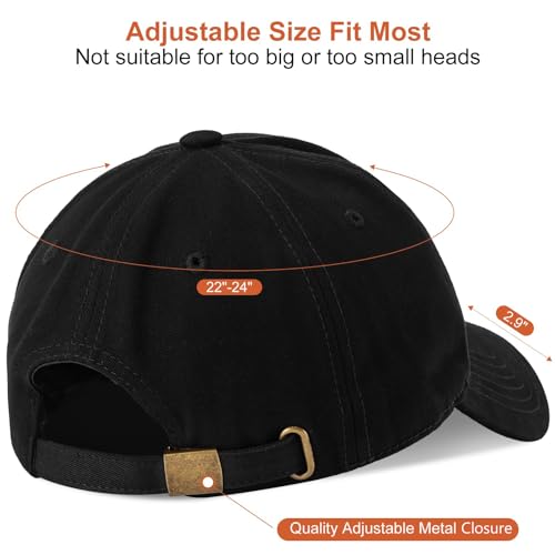 Gifts for Husband Fathers Day Anniversary Husband Gifts from Wife Dad Hat Black