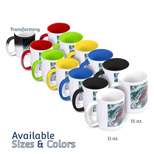 3dRose Colorado State Flag Mug - 11oz Two-Tone Black Ceramic Coffee Cup