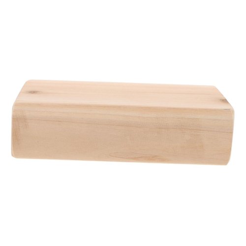 POPETPOP Multi Functional Wooden Yoga Block High Density Pilates Block for Adults Convenient Training Aid for Flexibility Balance Gym Home Use