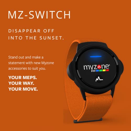 Myzone MZ-Switch Replacement Arm & Wrist Straps - Orange