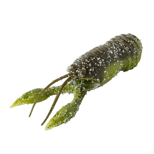 Great Lakes Finesse Juvy Craw Watermelon Green Pumpkin 2.5" Soft Plastic Crawfish Lure