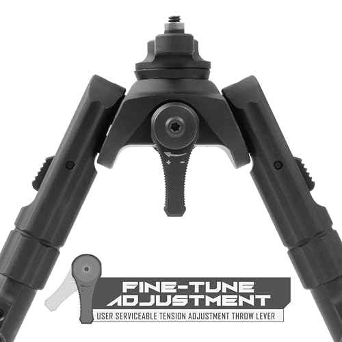 UTG TL-BPM02-B Recon 360 TL Bipod, 5.5"-7.0" Center Height