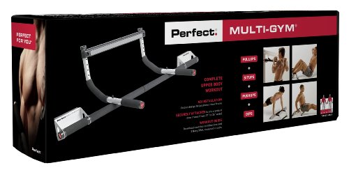 Perfect Fitness Multi-Gym Doorway Pull Up Bar and Portable Gym System, Original